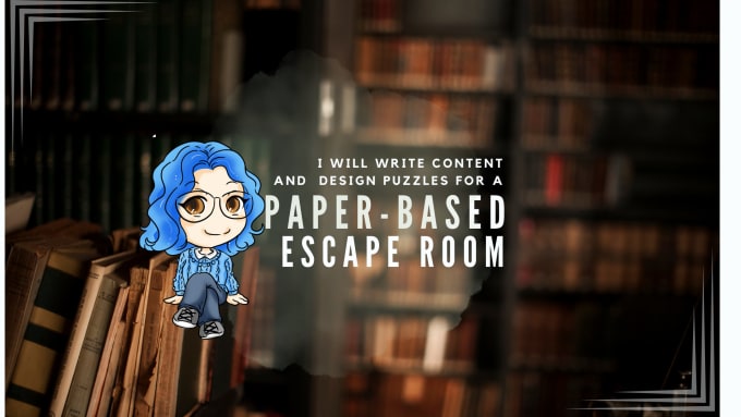 Gig Preview - Write the story and design puzzles for your escape room book