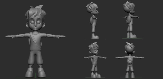 Gig Preview - Make a unique 3d character from your sketch or 2d design