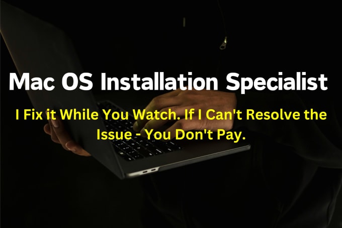 Gig Preview - Mac os installation specialist your mac, your way