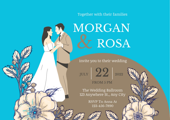 Gig Preview - Design wedding card , envelop design , visiting card