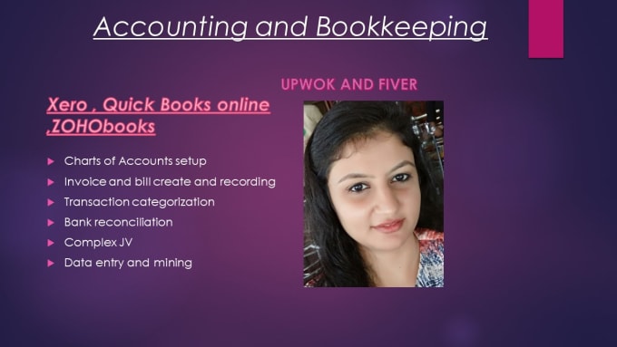 Gig Preview - Do bookkeeping setups and bank reco in qb xero and wave