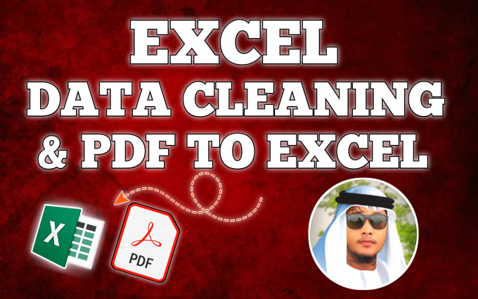 Gig Preview - Do your scattered excel data clean and PDF to excel file