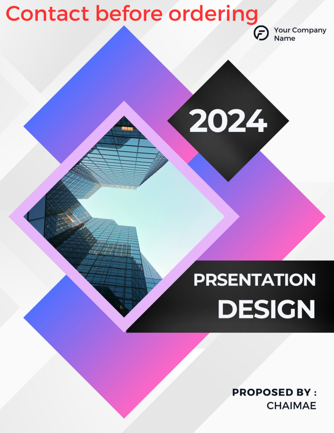 Gig Preview - Do design your english or french presentations or powerpoint