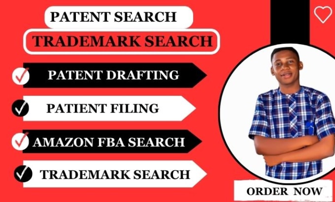 Gig Preview - Do patent search, patent check, trademark search for your product