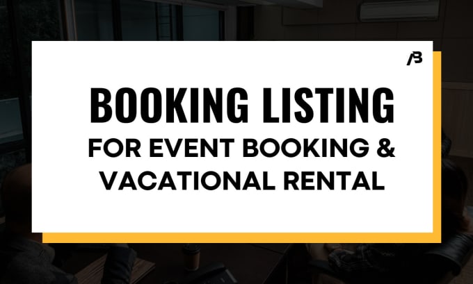 Gig Preview - Set up booking list on event booking, vrbo, airbnb,  vacation rental website