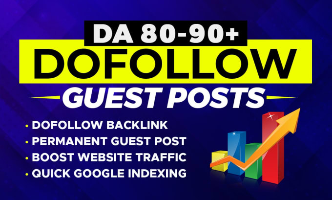 Gig Preview - Do provide profile backlinks, guest post co uk with high da and pa