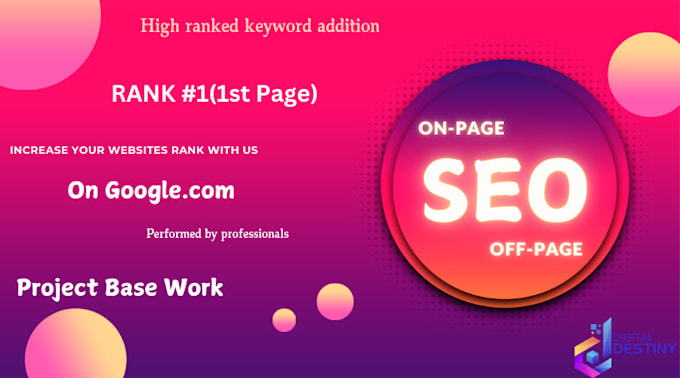 Gig Preview - Launch a full SEO campaign to boost your website rankings