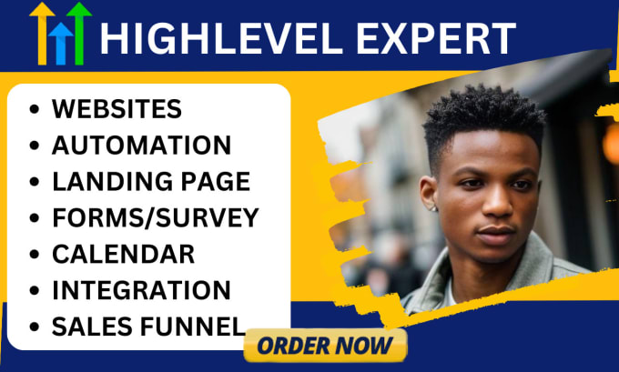 Gig Preview - Be your gohighlevel expert for go high level website and sales funnel