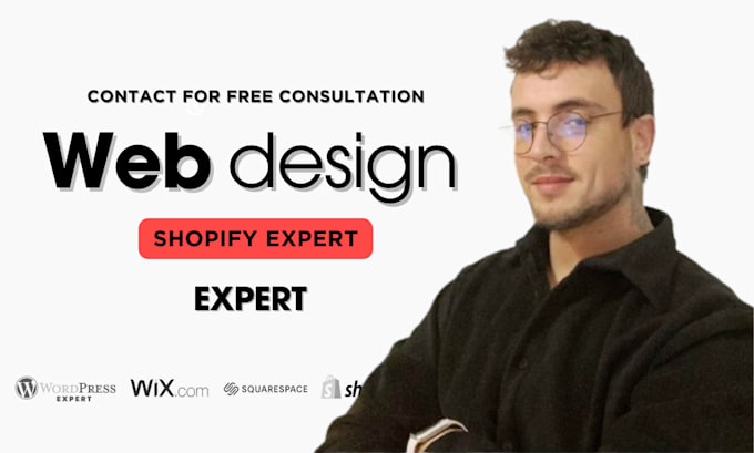 Gig Preview - Design wix business website, shopify, wordpress