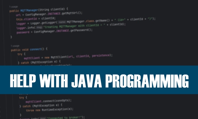 Gig Preview - Help you with java programming