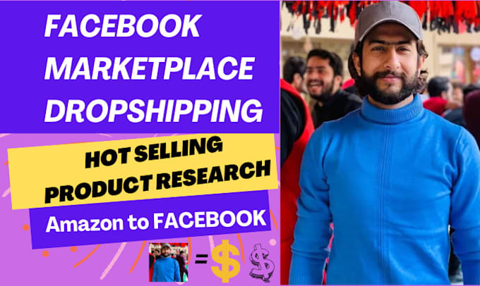 Gig Preview - Do amazon to facebook marketplace and shop dropshipping