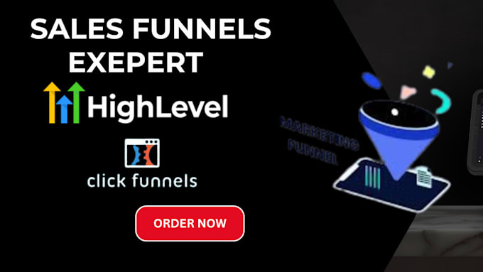 Gig Preview - Setup sales funnel automation gohighlevel website and clickfunnel to gohighlevel