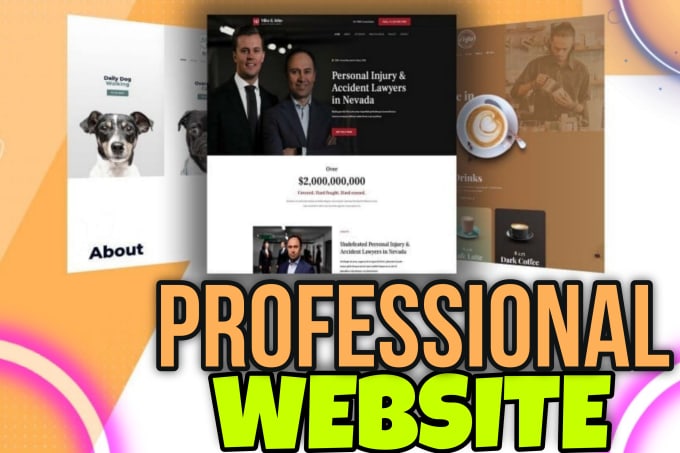 Gig Preview - Create wordpress website design and develop clean and modern business website