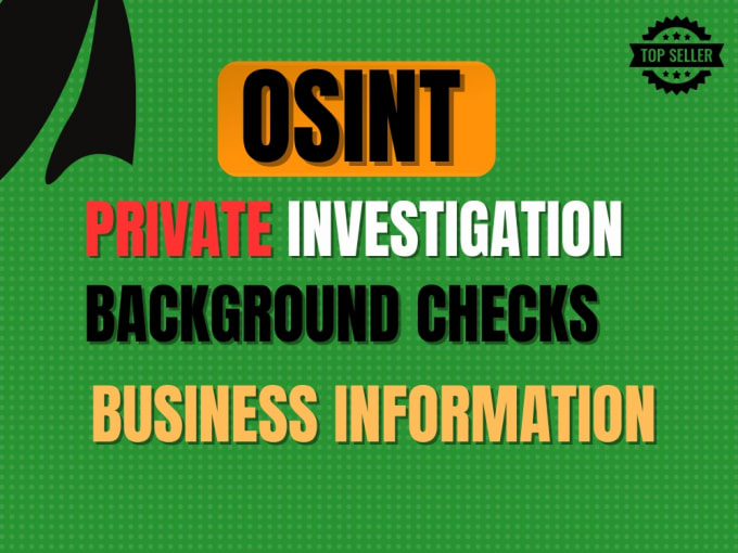 Gig Preview - Be your private detective investigatior osint specialist or any target