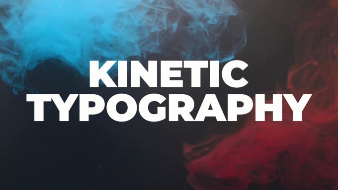 Gig Preview - Do kinetic typography, animated text, titles over the video