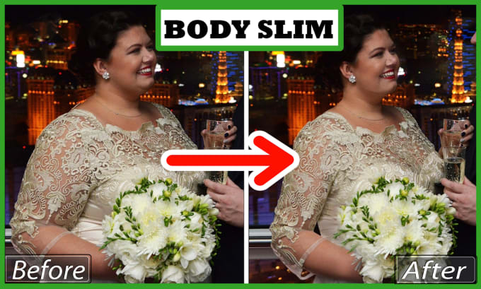 Gig Preview - Emagrecimento, body slimming with photoshop liquified