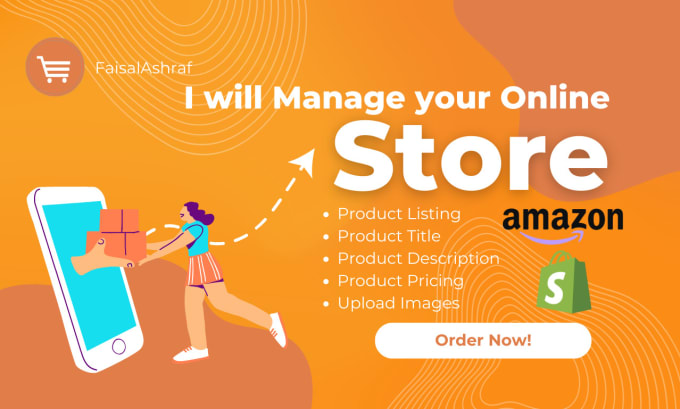 Gig Preview - Manage amazon, shopify, woo commerce product listing upload