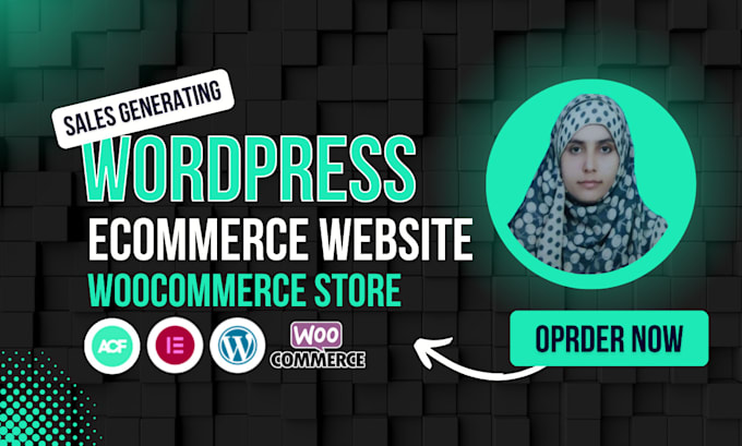 Gig Preview - Wordpress ecommerce website or woocommerce website online store