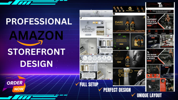 Bestseller - layout amazon storefront design, amazon storefront