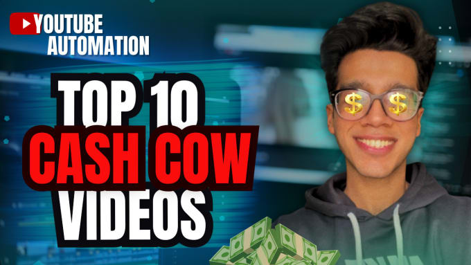 Gig Preview - Create faceless cash cow videos for youtube automation