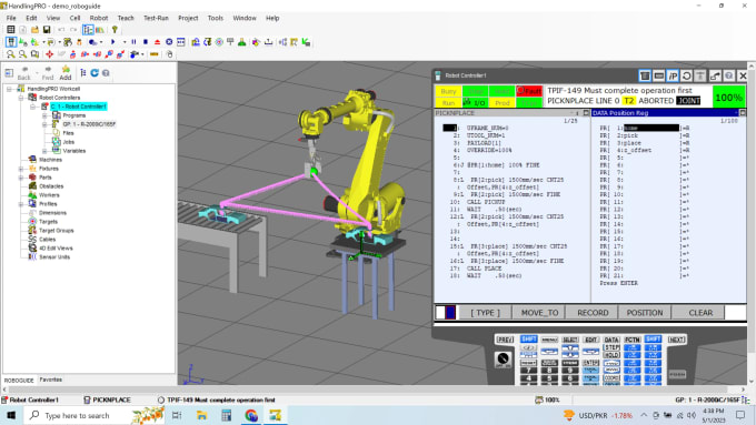 Gig Preview - Create your fanuc robot program and workcell