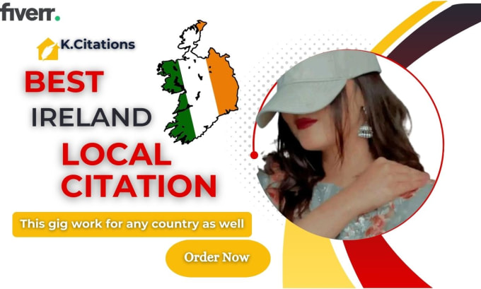 Gig Preview - Create best top 100 ireland local citations for irish local SEO