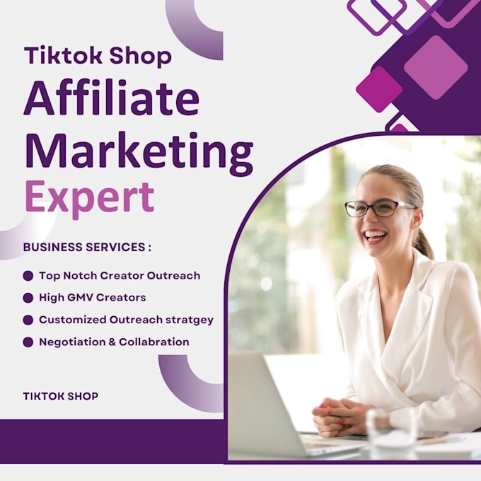 Gig Preview - Assist you in tiktok shop affiliate marketing