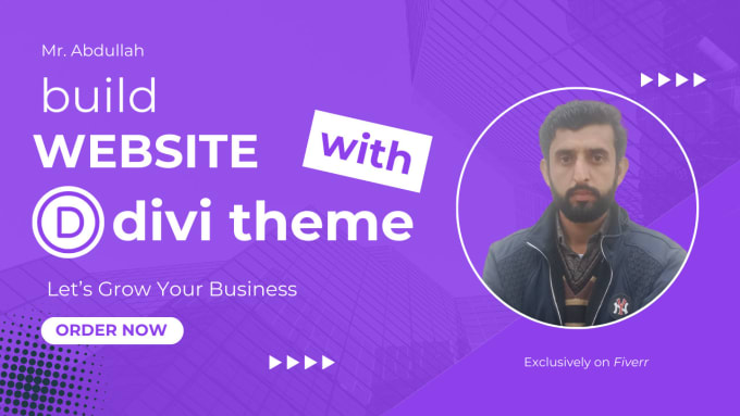 Gig Preview - Be your professional divi expert for custom wordpress websites with divi builder