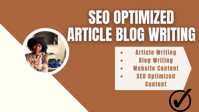 Gig Preview - Be your SEO website content writer, article and blog writer