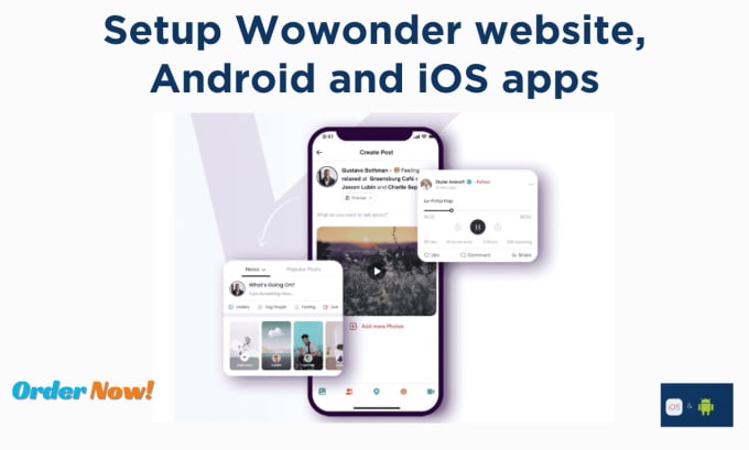 Gig Preview - Setup wowonder, website, android, and ios apps and fix bugs