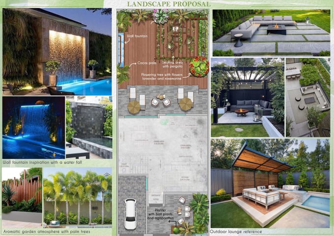 Gig Preview - Design a moderne gardens making sure it is easy to maintain