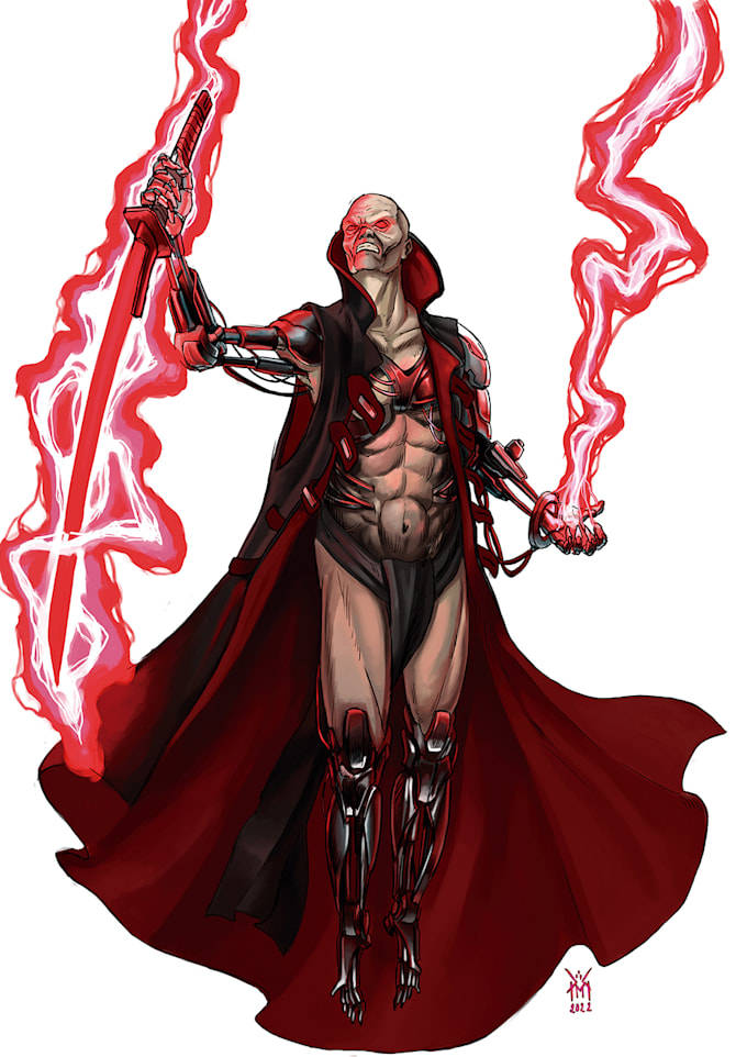 Gig Preview - Create original fantasy character concept art and design