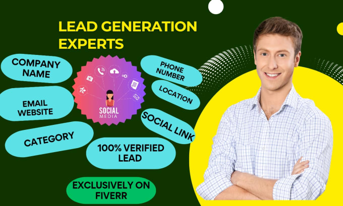 Gig Preview - Do b2b lead generation, targeted business leads ,email list