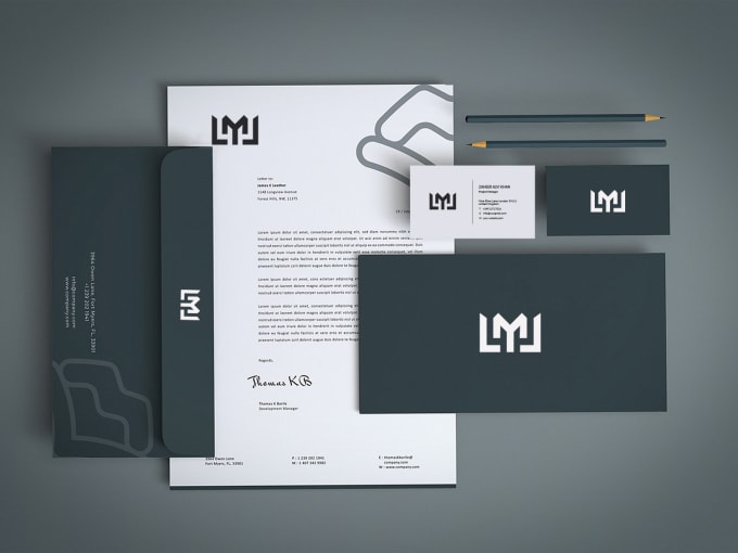 Gig Preview - Do professional logo business card letterhead and stationery design