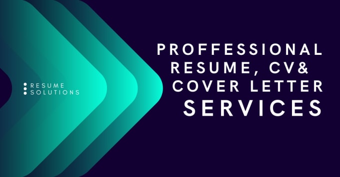 Gig Preview - Review, format and rewrite resume cover letter and design a professional CV