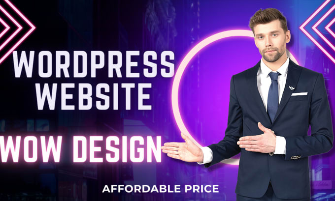 Gig Preview - Develop wow websites, affordable wordpress websites