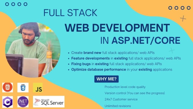 Gig Preview - Develop, customize asp net mvc, asp net web api