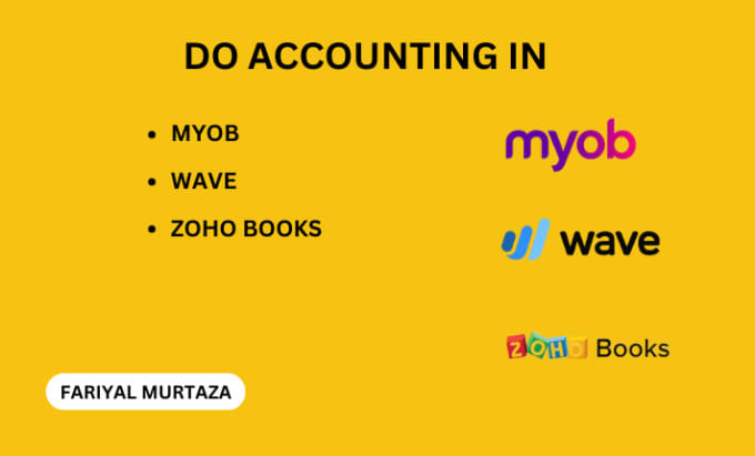 Bestseller - do accounting and bookkeeping in myob, zoho books and wave