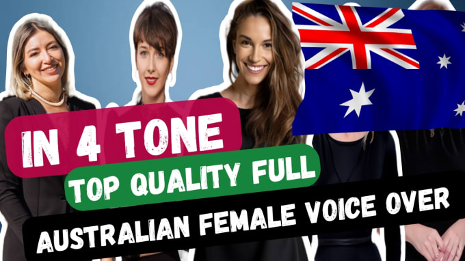 Gig Preview - Record a professional australian female voice over