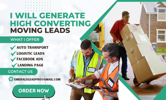 Gig Preview - Generate highly exceptional moving leads auto transport lead logistic leads