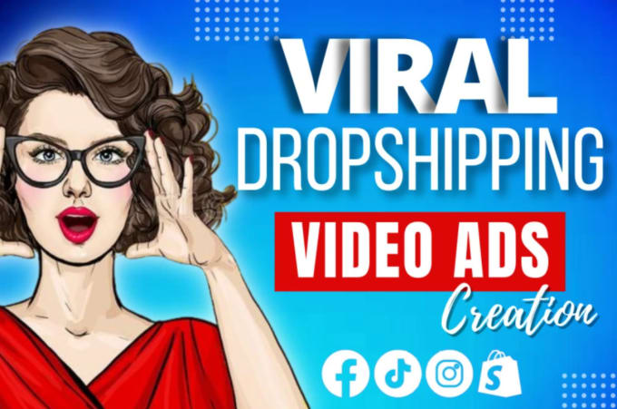 Gig Preview - Create facebook video ads for shopify dropshipping