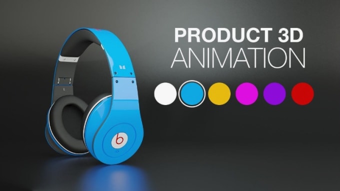 Gig Preview - Create realistic 3d product animation video