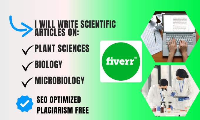 Gig Preview - Do scientific articles on plant sciences and biology