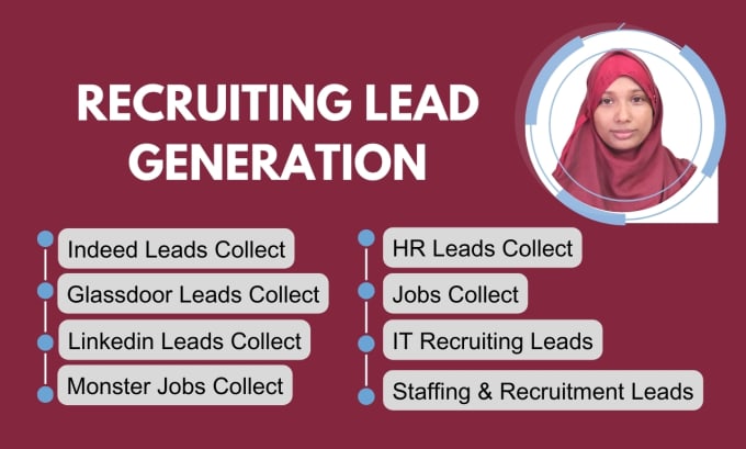 Gig Preview - Collect recruitment leads for recruiting agency