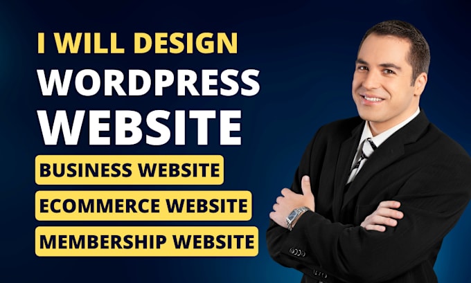 Gig Preview - Design or redesign modern and responsive wordpress website