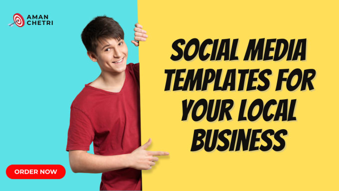 Gig Preview - Give local business social media post templates