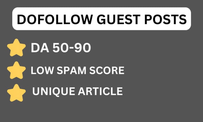 Bestseller - write and publish article on guest post websites of 50 to 90 da