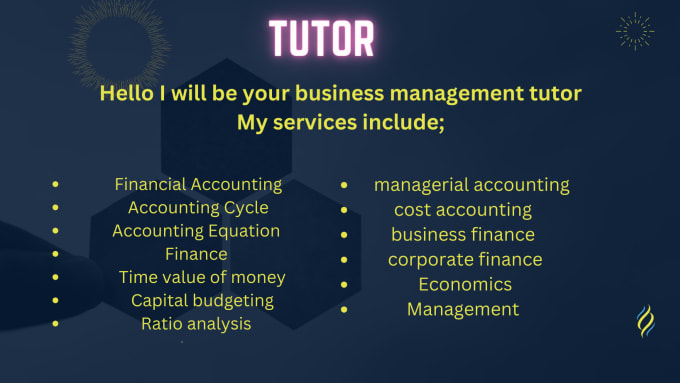 Gig Preview - Tutor for nbusiness, finance and economics research