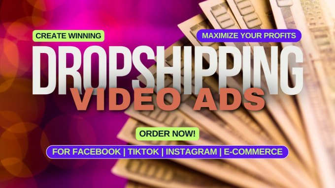 Gig Preview - Create viral facebook and tik tok video ads for dropshipping products