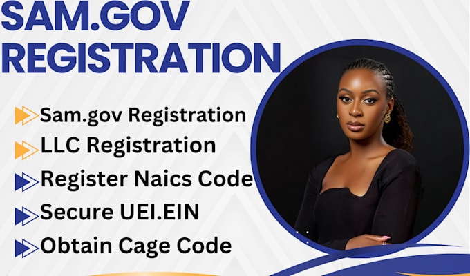 Gig Preview - Get cage code, sam gov, uei, llc creation, and government contract